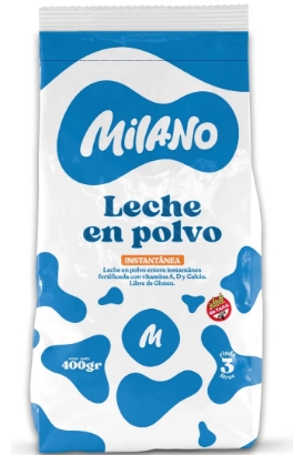MILANO LECHE EN POLVO 400G