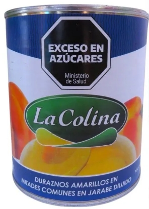 LA COLINA DURAZNO EN MITADES 820G