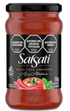 SALSATI SALSA DE TOMATE FRASCO 369G ARRABIATA