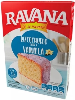 RAVANA BIZCOCHUELO 540G VAINILLA
