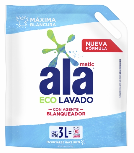 ALA JABON LIQUIDO ECO LAVADO D/P 3L