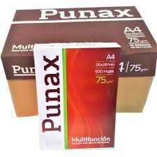 PUNAX RESMA PAPEL A4 500HOJAS