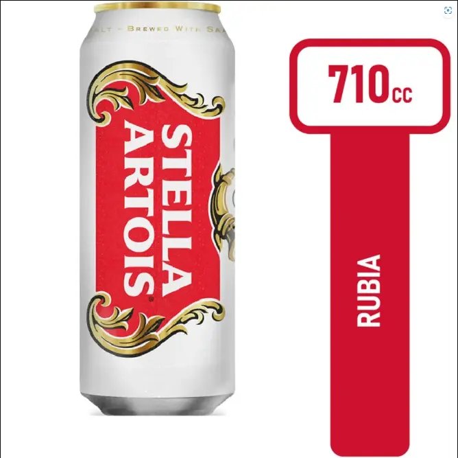 STELLA ARTOIS CERVEZA LATA 710ML