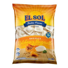 EL SOL RAVIOLES 1KG CALABAZA Y QUESO
