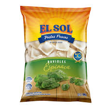 EL SOL RAVIOLES 1KG ESPINACA