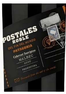 POSTALES VINO ROBLE 750ML CABERNET SUAVIG MALBEC