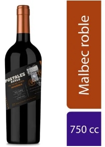 POSTALES VINO ROBLE 750ML MALBEC