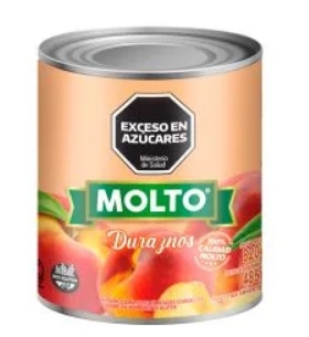 MOLTO DURAZNO COMUN 820G