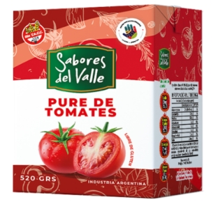 SABORES DEL VALLE PURE TOMATE 520G