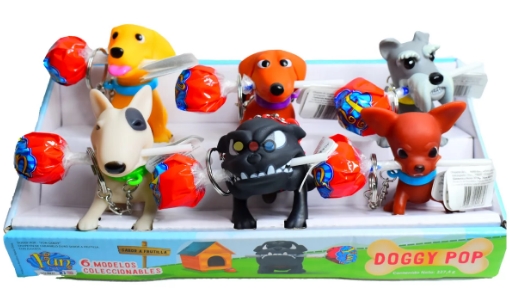 FUN CANDY CHUPETIN DOGGY POP 动物钥匙环