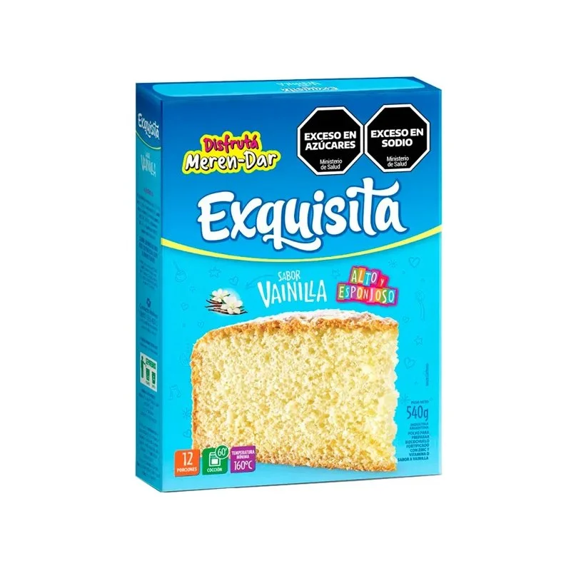 EXQUISITA BIZCOCHUELO 540G VAINILLA_