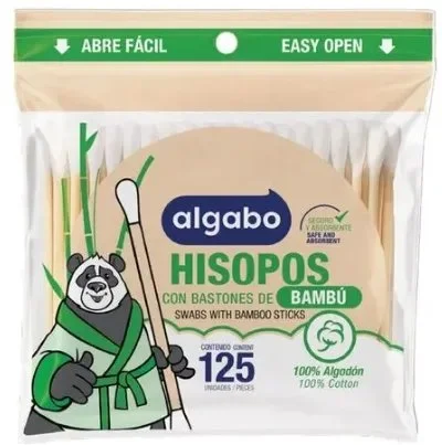 ALGABO HISOPOS PAQUETE 125U