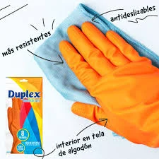 DUPLEX GUANTE DE LATEX 1PAR GRANDE