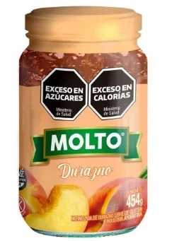 MOLTO MERMELADA FRASCO 454G DURAZNO