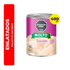 MOLTO PALMITOS ENTEROS 400G