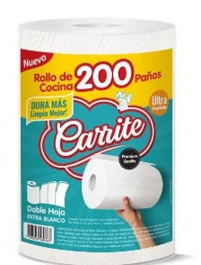 CARRITE ROLLO DE COCINA 200PANOS MEGA