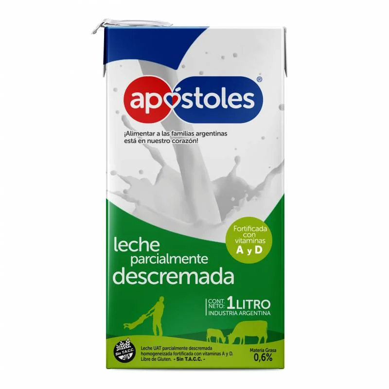 APOSTOLES LECHE LARGA VIDA 1L DESCREMADA